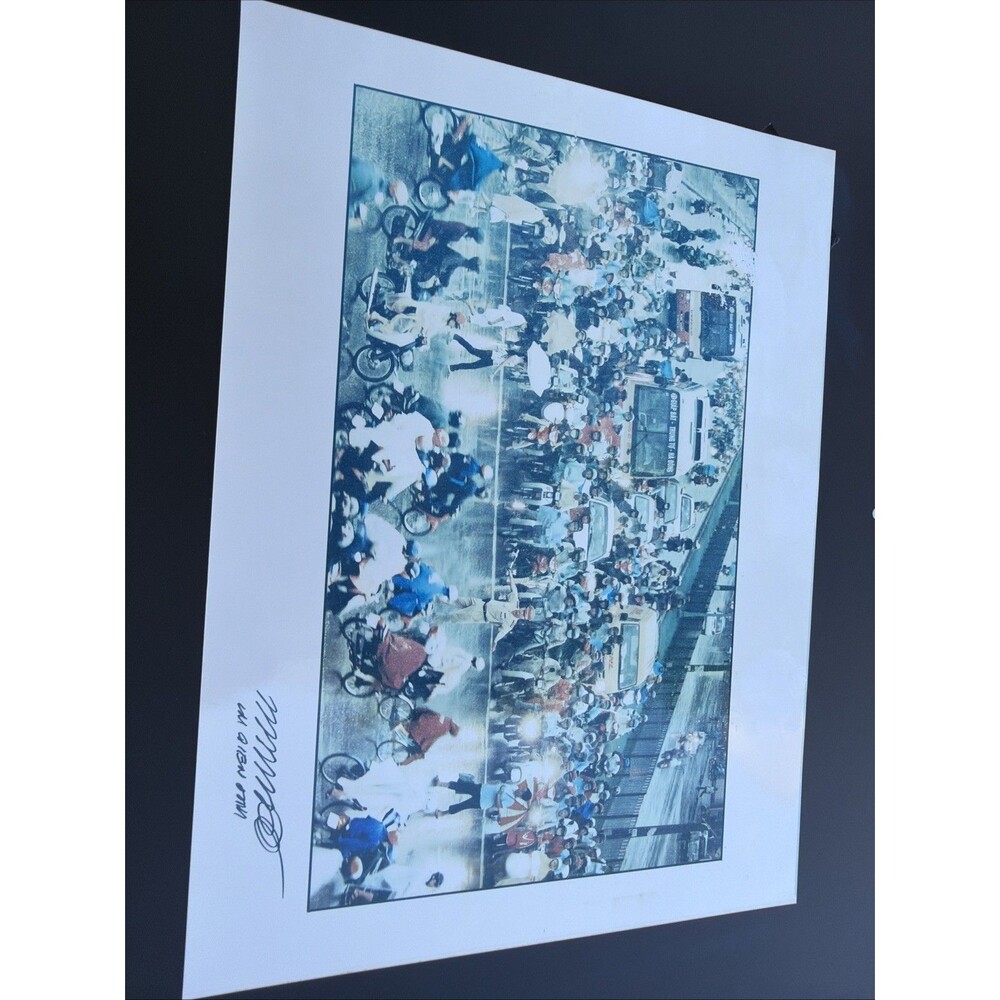 Sign Photographic Print Of Rush-Hour Traffic In Hanoi, Vietnam